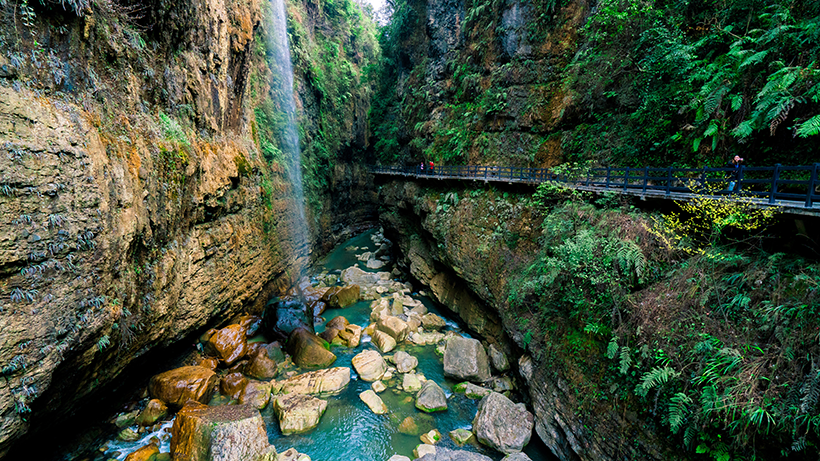 Extrodinary views in Enshi Grand Canyon