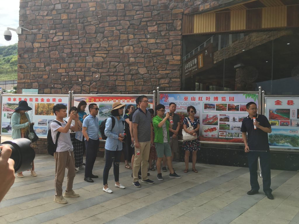 journalists visit wushan three gorges